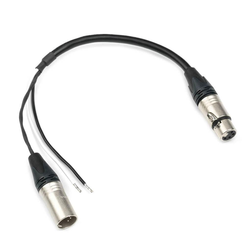 Power+Data Adapter XLR5+Power-XLR4 0,25m