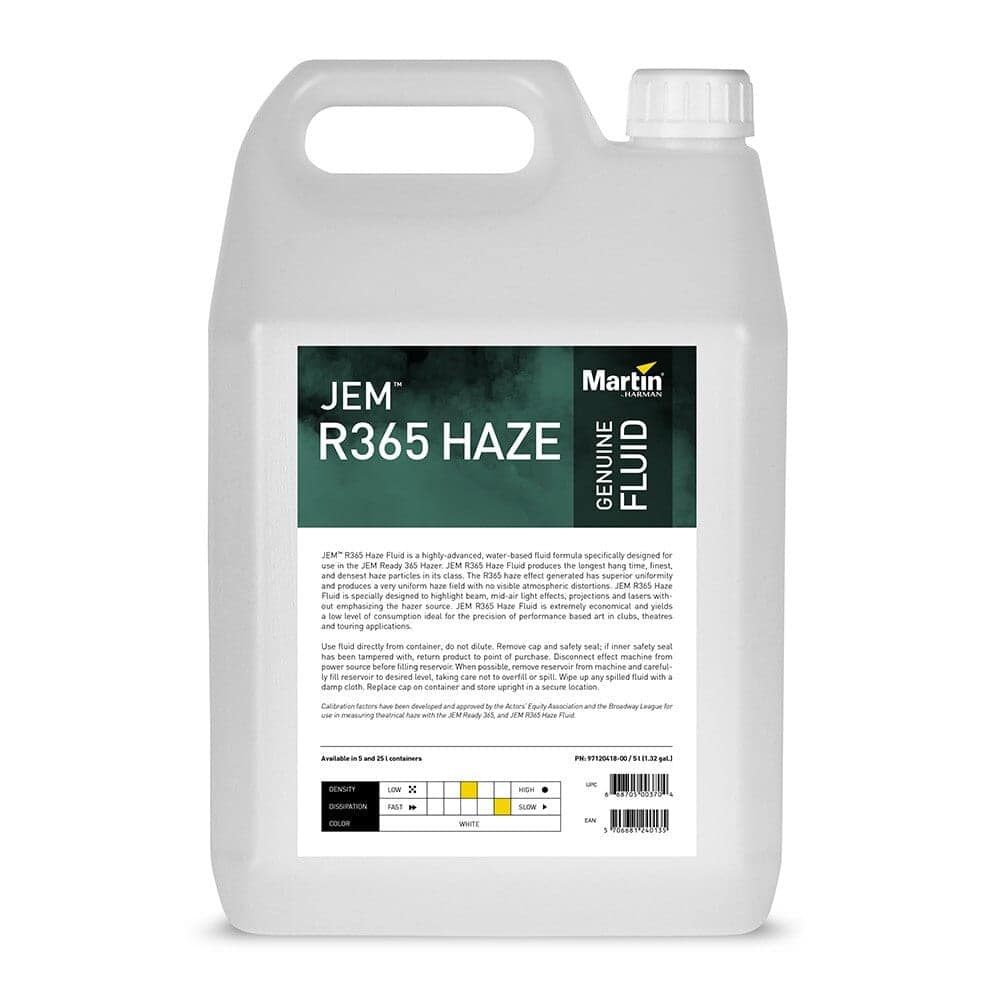 JEM R365 Haze Fluid,  4x 5 l P/N 97120418 - Image 2