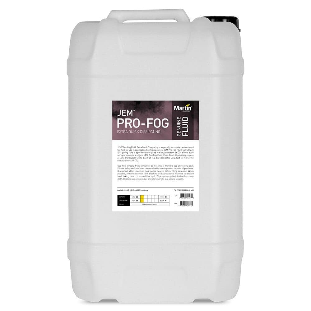 JEM Pro-Fog Fluid, Extra Quick Dissipating, 25 l P/N 97120903 - Image 2