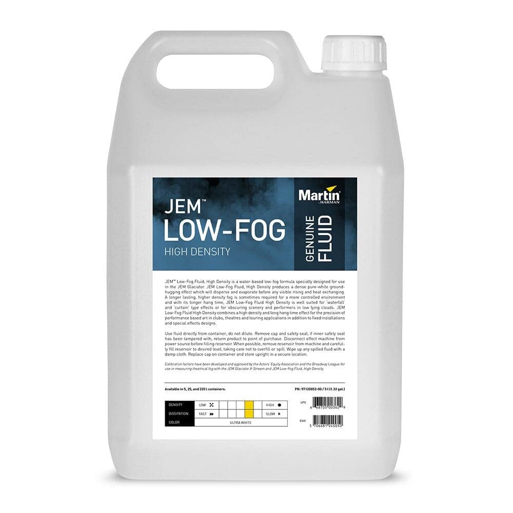 JEM Low-Fog Fluid, High Density, 4x 5 l P/N 97120852 - Image 2