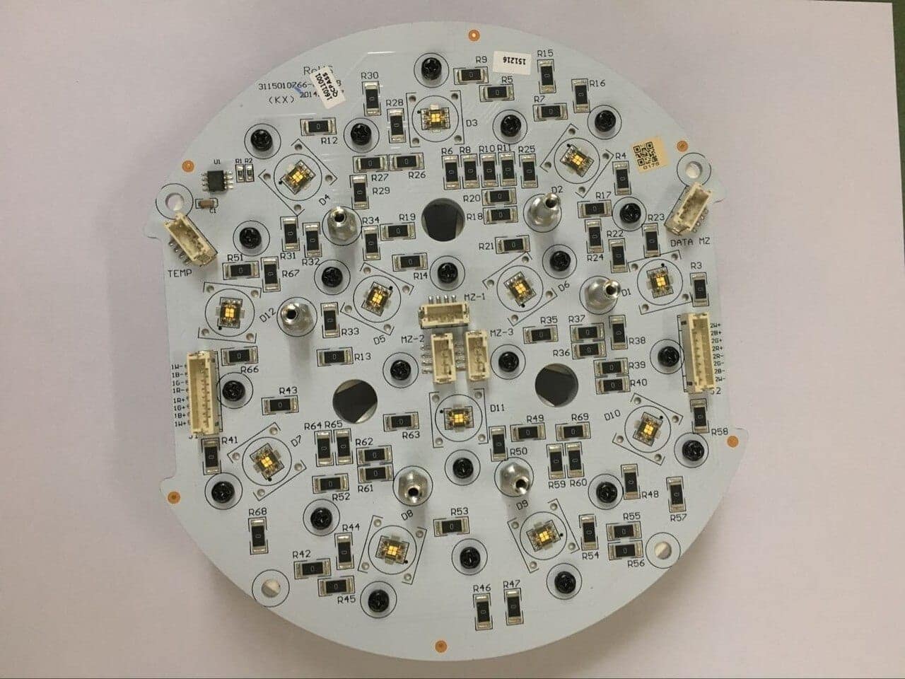 Light board with cooling 50480602