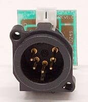 DMX-Branch4 - 5 Pin Male Midi PCB  27-001-0533