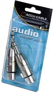 FEMALE 3 PIN XLR TO MALE 1/4 INCH