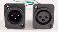 Flash Shot DMX - Male/Female XLR Socket  Z-FSDMX-XLR