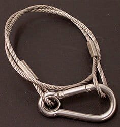 Accu Spot 575 - Safety Cable 60Lb Rating 24 Inch SCABLE 60