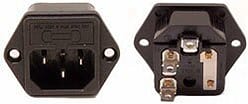 Ac Socket & Fuse Holder Assembly Z-500/COM