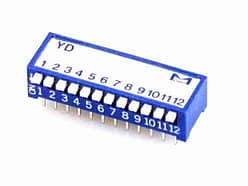 MX-4 Scanner - DIP switch Piano type 12 bit D 05500003