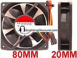 Platinum Spot 5R Pro - 24VDC 1.4W Fan  Z-KD2408PKB1-3W