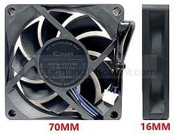 Cable Length 4 5/8 Inch DFH7015B Dc12V 0