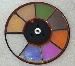 Alternative view of Rogue R2X Spot - Color Wheel 1/A (Bom#115) Y-1, Lblu-2, Grn-3, R-4, M-5, Dblu-6, O-7 PTHSPP18