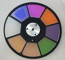 Rogue R2X Spot - Color Wheel 1/A (Bom#115) Y-1, Lblu-2, Grn-3, R-4, M-5, Dblu-6, O-7 PTHSPP18