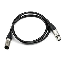 Power+Data Cable XLR4-XLR4 1m
