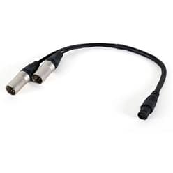 Power+Data Adapter XLR5+XLR4-BBD 0,25m