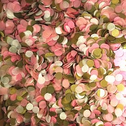 Alternative view of 30g Per Bag 1 inch(2.5cm) Bright Colors Mixed Round Tissue Paper Confetti Wedding Party Table Decorations