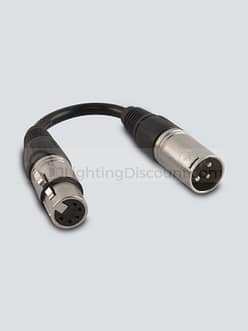 5-Pin F to 3-Pin M DMX5F3M
