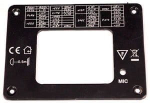 Vizi Scan LED Pro - Figure Display Plate Z-80102010050BH