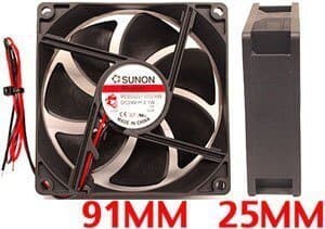 Accu Roller 250 - 24V Dc 1.9W Medium Fan KDE2409PTV1