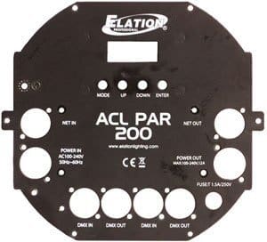 ACL Par 200 - Soi Back Panel  7010201103B