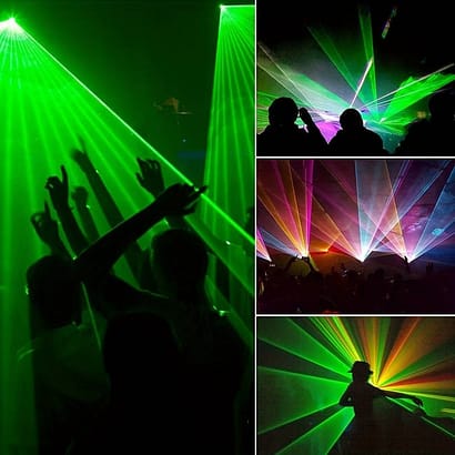 Vibrant RGB Quad Laser Light Music Activated - Image 6