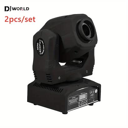 2PCS 60W LED Gobo Moving Head Lights DMX Controlled - Image 8