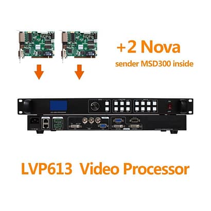 amoonsky lvp613 led function processor video scaler switcher led screen module with nova sending card msd300 - Image 7