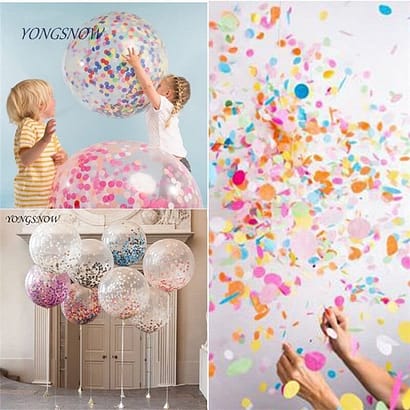 2.5cm 1000pcs Circle Shape Sprinkles Tissue Paper Confetti Boda Birthday Party Wedding Table Balloon Decoration Pinata Fillers - Image 7