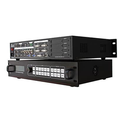 amoonsky external hdmi matrix 4k hdmi video wall processor sc358 installed linsn ts802 used with led display receiving - Image 9