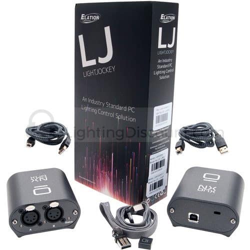 LIGHTJOCKEY;2 x 2 DMX Universe USB box  LJK001