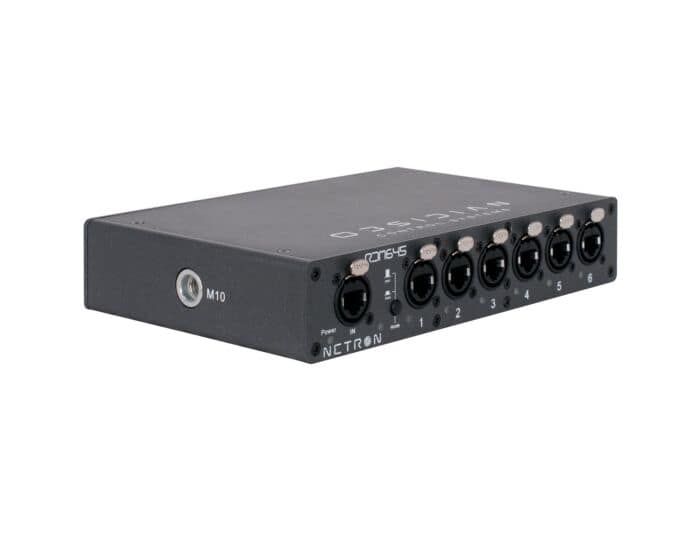 RDM Splitter 1x6 RJ45 1/2 Rack / NRD112