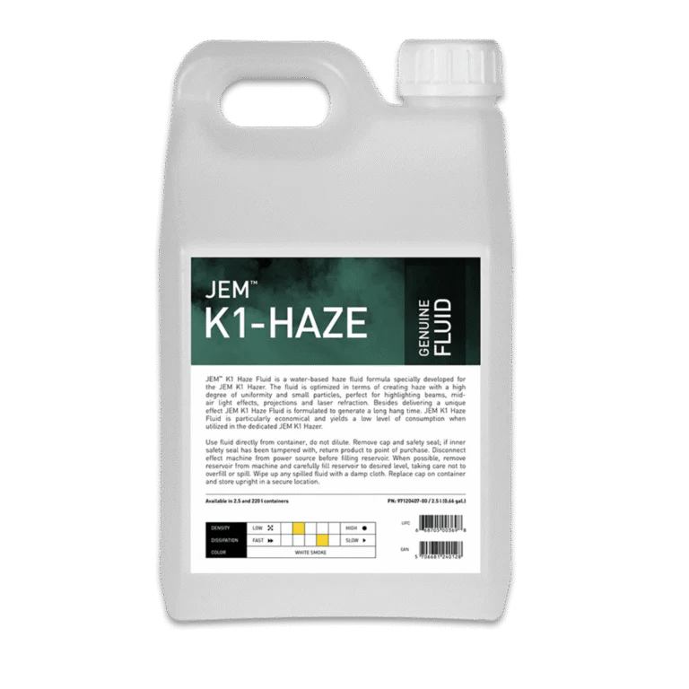JEM K1 Haze Fluid, 4x 2.5 l P/N 97120407