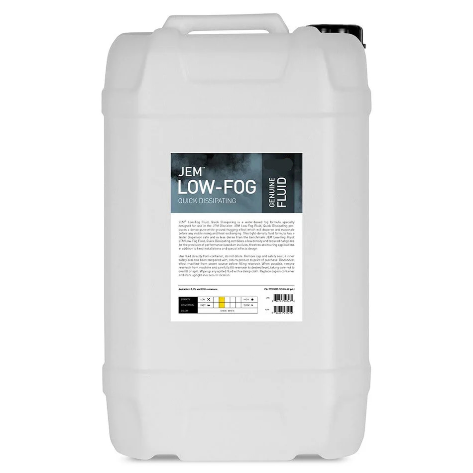 JEM Low-Fog Fluid, Quick Dissipating, 25 l P/N 97120833